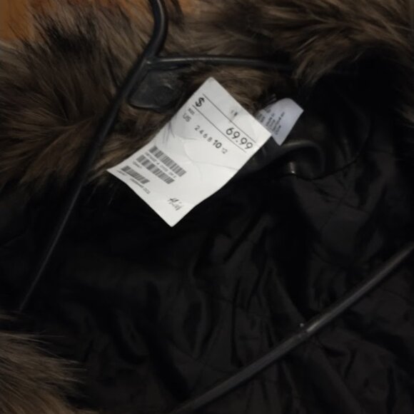 Amazing Vintage Faux-fur Faux-leather Jacket (H&M) - Picture 9 of 9